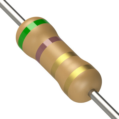 CF1/2CT52R5R1J by KOA Speer Electronics, Inc. - RESISTOR 5.1 OHM 5% 1/2W AXIAL