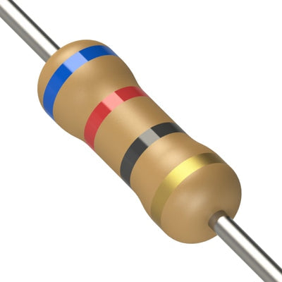CF1/2CT52R620J by KOA Speer Electronics, Inc. - RESISTOR 62 OHM 5% 1/2W AXIAL