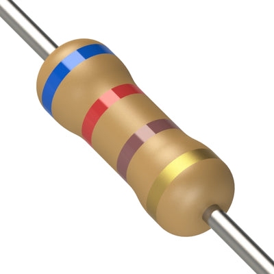 CF1/2CT52R621J by KOA Speer Electronics, Inc. - RESISTOR 620 OHM 5% 1/2W AXIAL