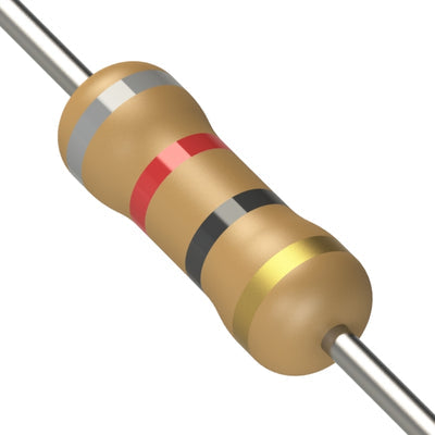 CF1/2CT52R820J by KOA Speer Electronics, Inc. - RESISTOR 82 OHM 5% 1/2W AXIAL