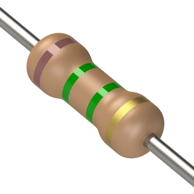 CF1/4CT52R155J by KOA Speer Electronics, Inc. - RESISTOR 1.5M OHM 5% 1/4W AXIAL