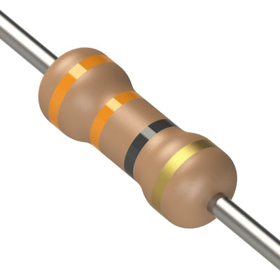 CF1/4CT52R330J by KOA Speer Electronics, Inc. - RESISTOR 33 OHM 5% 1/4W AXIAL