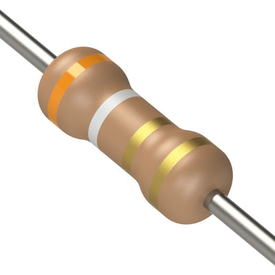 CF1/4CT52R3R9J by KOA Speer Electronics, Inc. - RESISTOR 3.9 OHM 5% 1/4W AXIAL