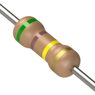 CF1/4CT52R514J by KOA Speer Electronics, Inc. - RESISTOR 510K OHM 5% 1/4W AXIAL