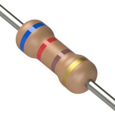 CF1/4CT52R621J by KOA Speer Electronics, Inc. - RESISTOR 620 OHM 5% 1/4W AXIAL