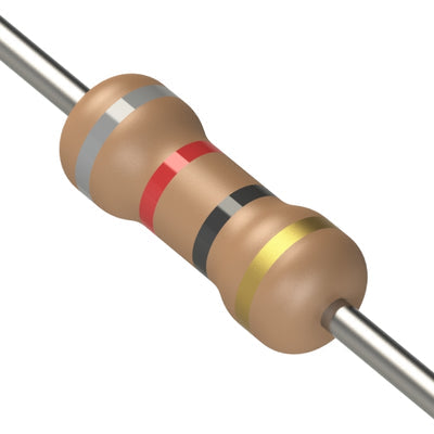 CF1/4CT52R820J by KOA Speer Electronics, Inc. - RESISTOR 82 OHM 5% 1/4W AXIAL