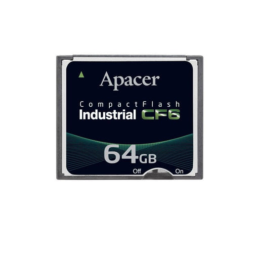 AP-CF064G4ANS-NR by Apacer Memory America - MEM CARD COMPACTFLASH 64GB SLC