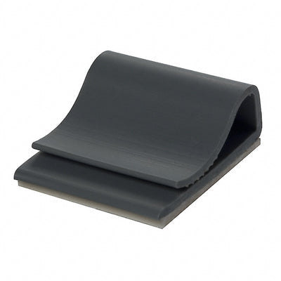CFCC-8-04A-RT by Essentra Components - CABLE CLIP FLAT C-TYPE GRAY ADH