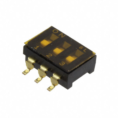 CFS-0300TB by Nidec Components Corporation - SWITCH DIP 3POS SPST 100MA 6V
