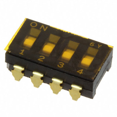 CFS-0400MA by Nidec Components Corporation - SWITCH DIP SPST 100MA 6V