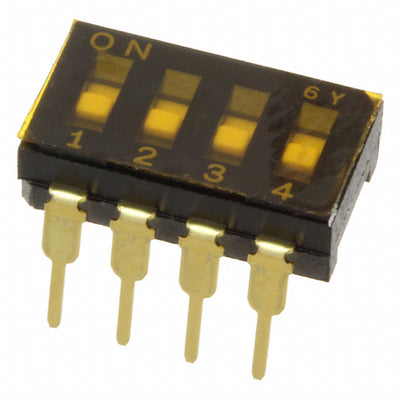 CFS-0400MC by Nidec Components Corporation - SWITCH DIP SPST 100MA 6V
