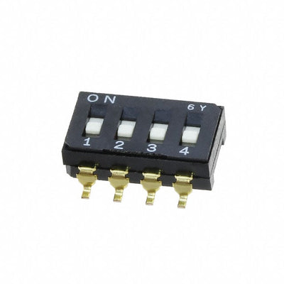 CFS-0402TB by Nidec Components Corporation - SWITCH DIP 4POS SPST 100MA 6V