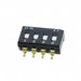 CFS-0402TB by Nidec Components Corporation - SWITCH DIP 4POS SPST 100MA 6V