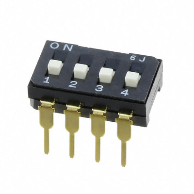 CFS-0402MC by Nidec Components Corporation - SWITCH DIP SPST 100MA 6V