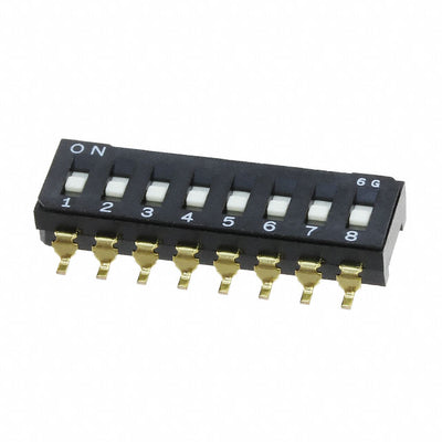 CFS-0801TB by Nidec Components Corporation - SWITCH DIP 8POS SPST 100MA 6V