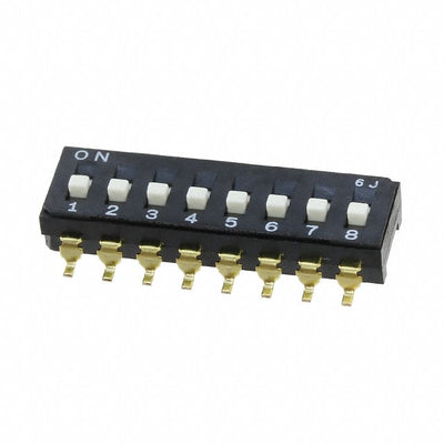 CFS-0802TB by Nidec Components Corporation - SWITCH DIP 8POS SPST 100MA 6V