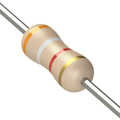 CFS1/2C392J by KOA Speer Electronics, Inc. - RESISTOR 3.9K OHM 5% 1/2W AXIAL