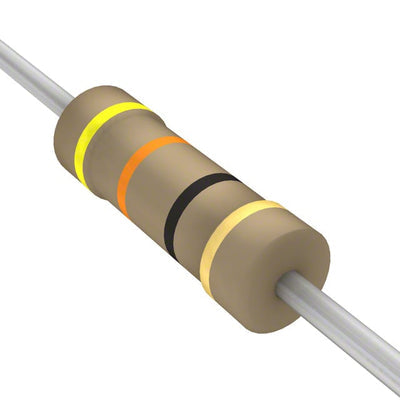 CF12JT43R0 by Stackpole Electronics Inc - RESISTOR 43 OHM 5% 1/2W AXIAL
