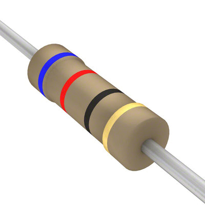 CF12JT62R0 by Stackpole Electronics Inc - RESISTOR 62 OHM 5% 1/2W AXIAL