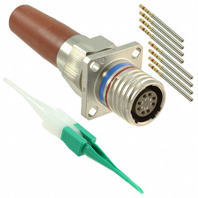 CFX20M1108SZN by TE Connectivity Deutsch Connectors - CONNECTOR RECPT FMALE 8POS GOLD CRIMP