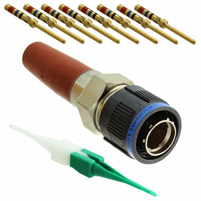 CFX26M1108PZN by TE Connectivity Deutsch Connectors - CONNECTOR PLUG MALE 8POS GOLD CRIMP