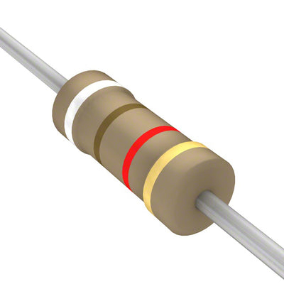 CF14JT9K10 by Stackpole Electronics Inc - RESISTOR 9.1K OHM 5% 1/4W AXIAL