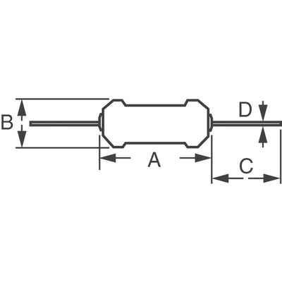 CD14ZA0R00 by Stackpole Electronics Inc - RESISTOR 0 OHM JUMPER 1/4W AXIAL