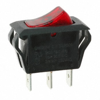 CRE22F2BBRLE by ZF Electronics - ROCKER SWITCH SPST 20A 125V
