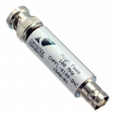 CHPFL-0100-BNC by Crystek Corporation - RF FILTER HI PASS 100MHZ INLINE