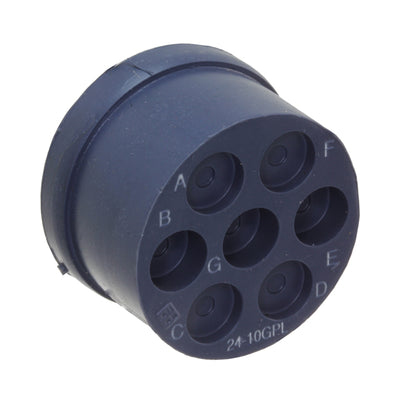 CIRP2410GPL by TE Connectivity AMP Connectors - CONNECTOR GROMMET GRAY