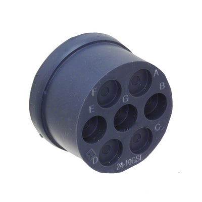 CIRP2410GSL by TE Connectivity AMP Connectors - CONNECTOR GROMMET GRAY