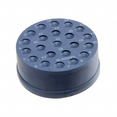 CIRP36A22GPL by TE Connectivity AMP Connectors - CONNECTOR GROMMET GRAY