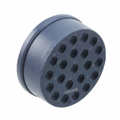 CIRP36A22GSL by TE Connectivity AMP Connectors - CONNECTOR GROMMET GRAY