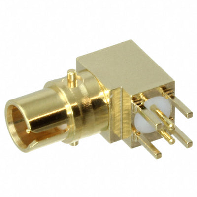 CJT-T-P-HH-RA-TH1 by Samtec Inc. - CONNECTOR TWIN BNC JACK RA 100OHM PCB