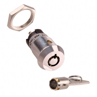 CKL12ATW01-021 by NKK Switches - SWITCH KEYLOCK 2POS SPDT 3A 250V