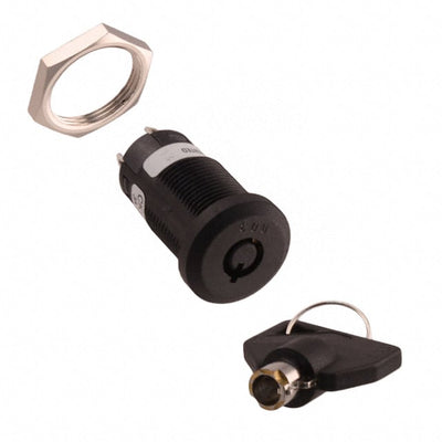 CKM12BTW01 by NKK Switches - SWITCH KEYLOCK 2POS SPDT 3A 250V