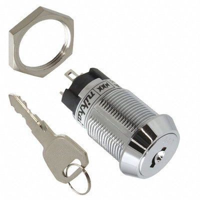 CKL12AFW01-001 by NKK Switches - SWITCH KEYLOCK 2POS SPDT 3A 250V