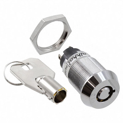 CKL12BTW01-011 by NKK Switches - SWITCH KEYLOCK 2POS SPDT 3A 250V