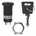 CKM12BFW01-002 by NKK Switches - SWITCH KEYLOCK 2POS SPDT 3A 250V