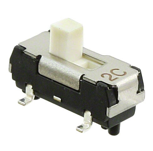 CL-SB-12B-02 by Nidec Components Corporation - SWITCH SLIDE SPDT 200MA 12V