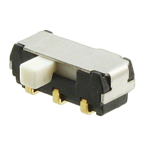 CL-SB-22A-12T by Nidec Components Corporation - SWITCH SLIDE DPDT 200MA 12V