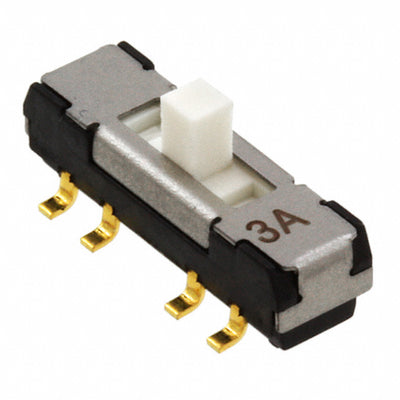CL-SB-23B-02T by Nidec Components Corporation - SWITCH SLIDE DP3T 200MA 12V
