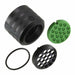 CL113101 by Souriau-Sunbank by Eaton - CONNECTOR BACKNUT 3 BLACK