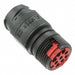 CL1C1200 by Souriau-Sunbank by Eaton - CONNECTOR RECPT HSNG MALE 9POS INLINE