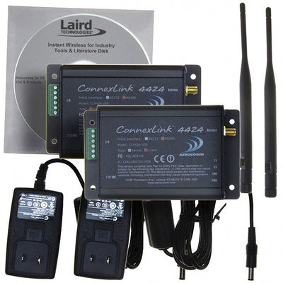 CL4424-100-485-SP by Laird Connectivity Inc. - TXRX 2.4GHZ RS485 100MW W/ANT'S
