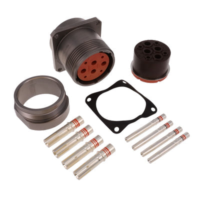 CL90555DT44413S by Amphenol Aerospace Operations - CONNECTOR RECPT FMALE 8POS GOLD CRIMP