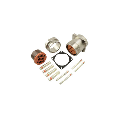 CL90555FS44412S by Amphenol Aerospace Operations - CONNECTOR RECPT FMALE 8POS GOLD CRIMP