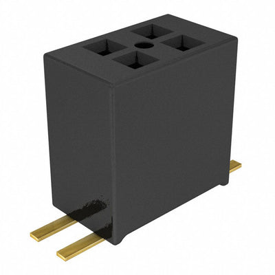 CLE-102-01-G-DV by Samtec Inc. - CONNECTOR RECPT 4POS 0.031 GOLD SMD