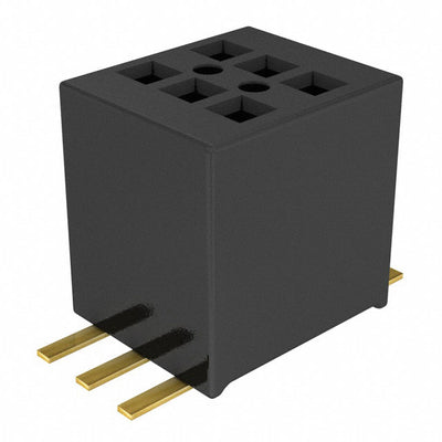 CLE-103-01-G-DV by Samtec Inc. - CONNECTOR RECPT 6POS 0.031 GOLD SMD