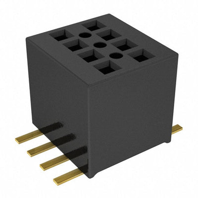 CLE-104-01-G-DV by Samtec Inc. - CONNECTOR RECPT 8POS 0.031 GOLD SMD